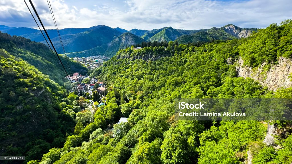 Borjomi Park and mineral water spring